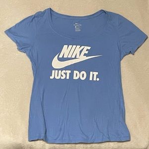 Blue nike shirt